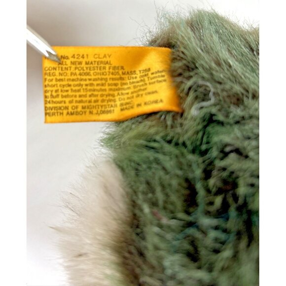 24K Polar Puff Duck Duckling Realistic Green Mallard Baby Plush 1992 Clay 4241 - Picture 7 of 8